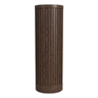 Modern Wood Living Room Entertainment Tulane Round Pedestal - Brown