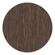 Modern Wood Living Room Entertainment Tulane Round Pedestal - Brown