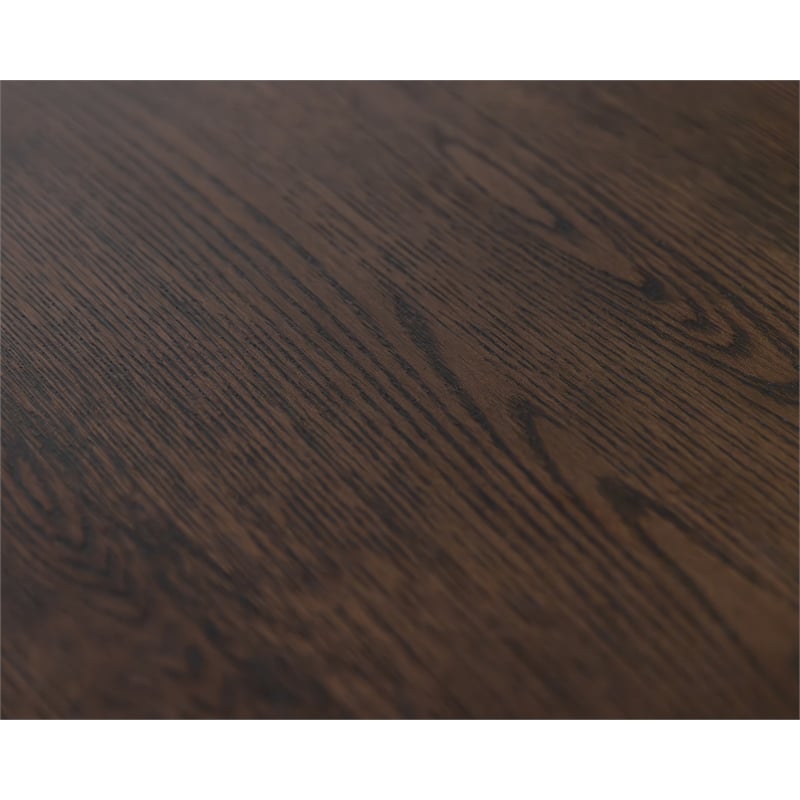 Modern Wood Living Room Entertainment Tulane Round Chair Side Table - Brown
