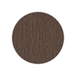 Modern Wood Living Room Entertainment Tulane Round Chair Side Table - Brown