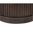 Modern Wood Living Room Entertainment Tulane Round End Table - Brown