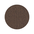 Modern Wood Living Room Entertainment Tulane Round End Table - Brown