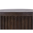 Modern Wood Living Room Entertainment Tulane Round Cocktail Table - Brown