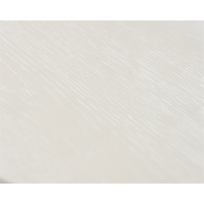 Modern Wood Living Room Entertainment Tulane Round Pedestal - White