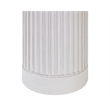 Modern Wood Living Room Entertainment Tulane Round Pedestal - White