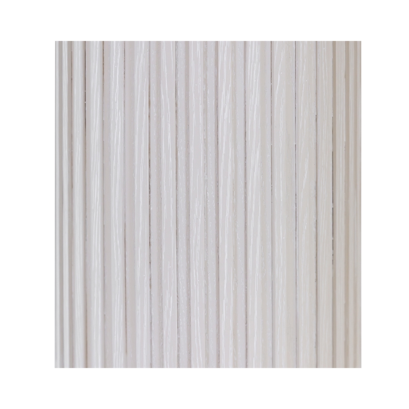 Modern Wood Living Room Entertainment Tulane Round Pedestal - White