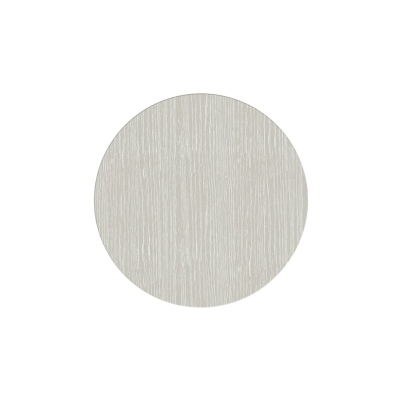 Modern Wood Living Room Entertainment Tulane Round Pedestal - White