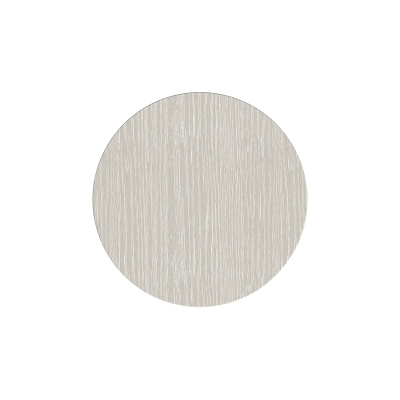 Modern Wood Living Room Entertainment Tulane Round Pedestal - White