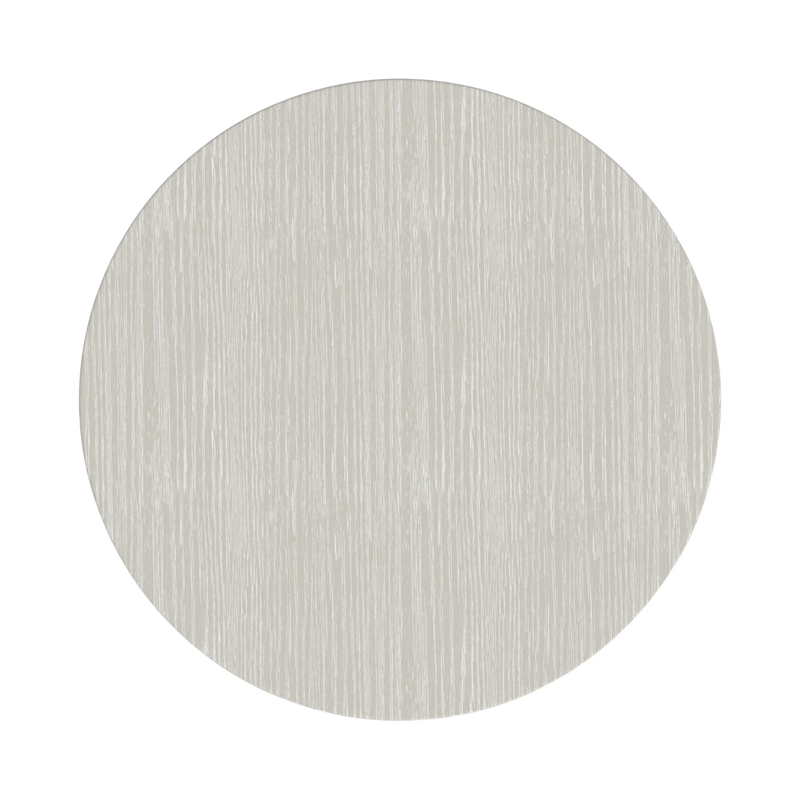 Modern Wood Living Room Entertainment Tulane Round Cocktail Table - White