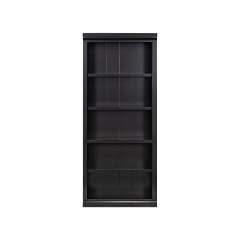 Modern Wood Open Bookcase Office Bookcase Fully Assembled White