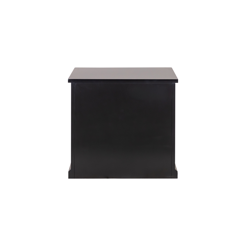 Modern Wood Lateral File Office Lateral File Storage File Fully Assembled Black