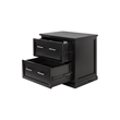 Modern Wood Lateral File Office Lateral File Storage File Fully Assembled Black