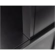 Modern Wood Hutch With Doors Storage Hutch Office Storage Fully Assembled Black