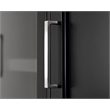 Modern Wood Hutch With Doors Storage Hutch Office Storage Fully Assembled Black