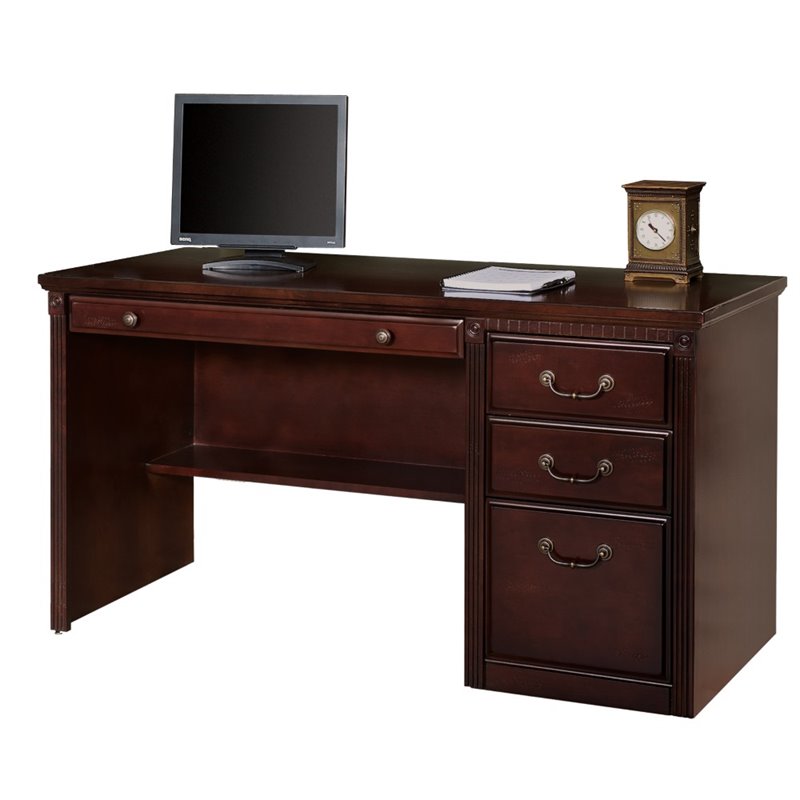 Martin Club Computer Desk In Vibrant Cherry