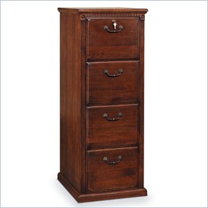 martin furniture huntington oxford 4 drawer wood file cabinet brown