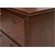 Huntington Oxford Two Wood Drawer Lateral File Cabinet Office Storage File Brown