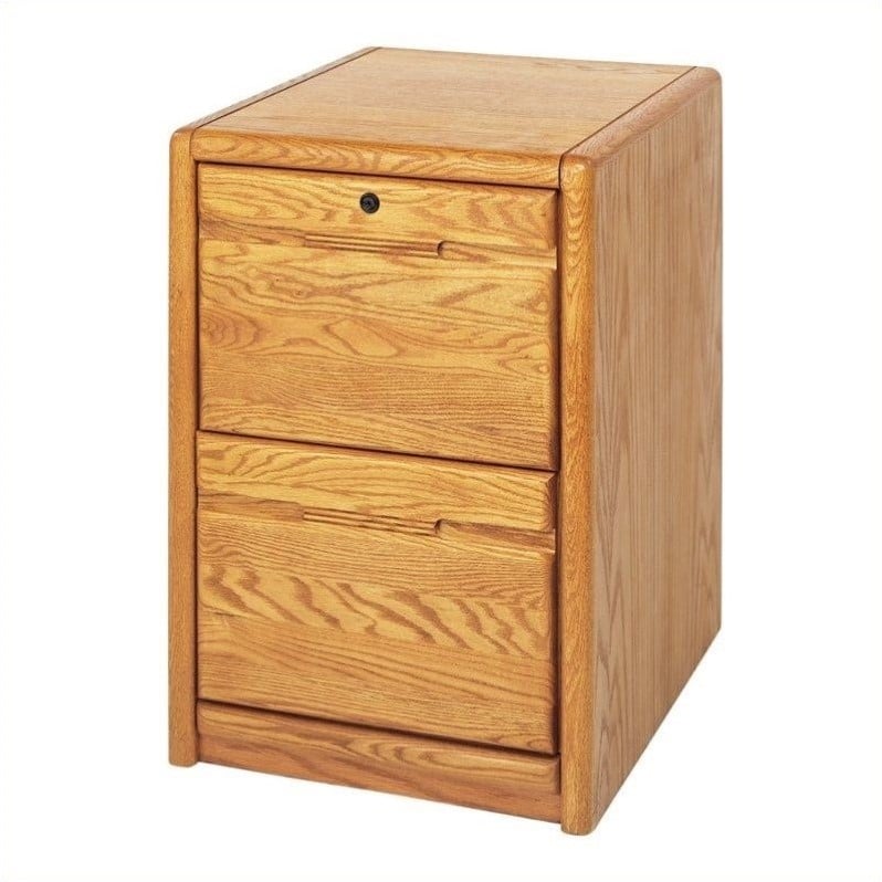 Martin Furniture 2 Drawer File Cabinet, Oak Filing Cabinet 2 Drawer