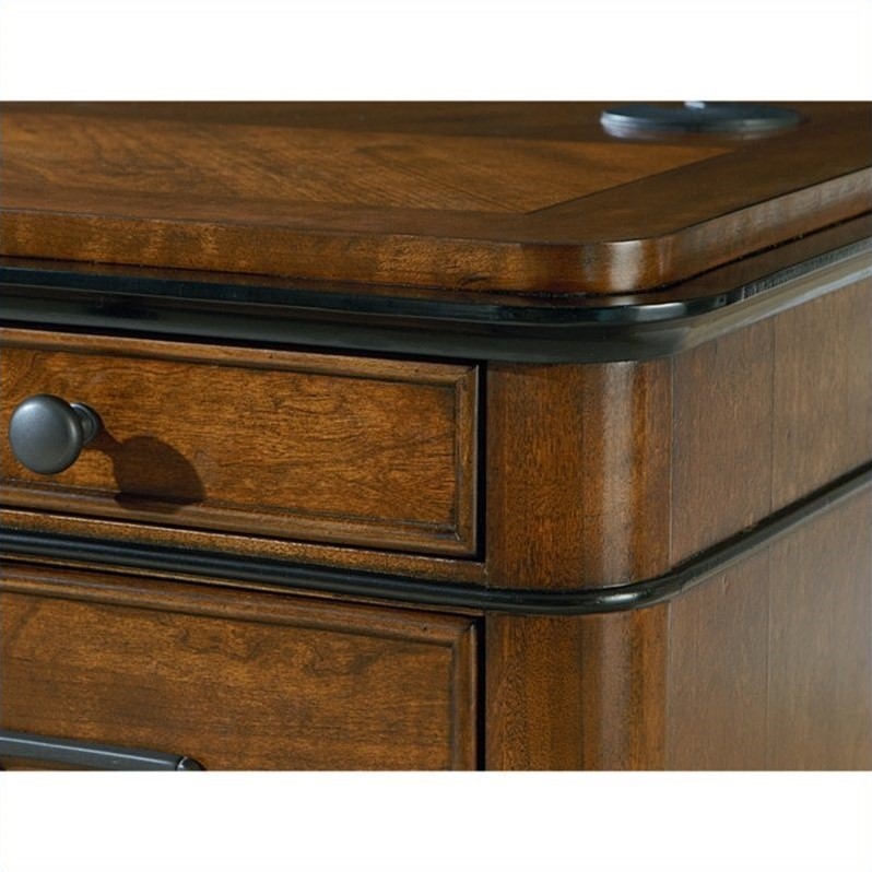 Martin Furniture Kensington Laptop Writing Desk in Warm Fruitwood IMKE384