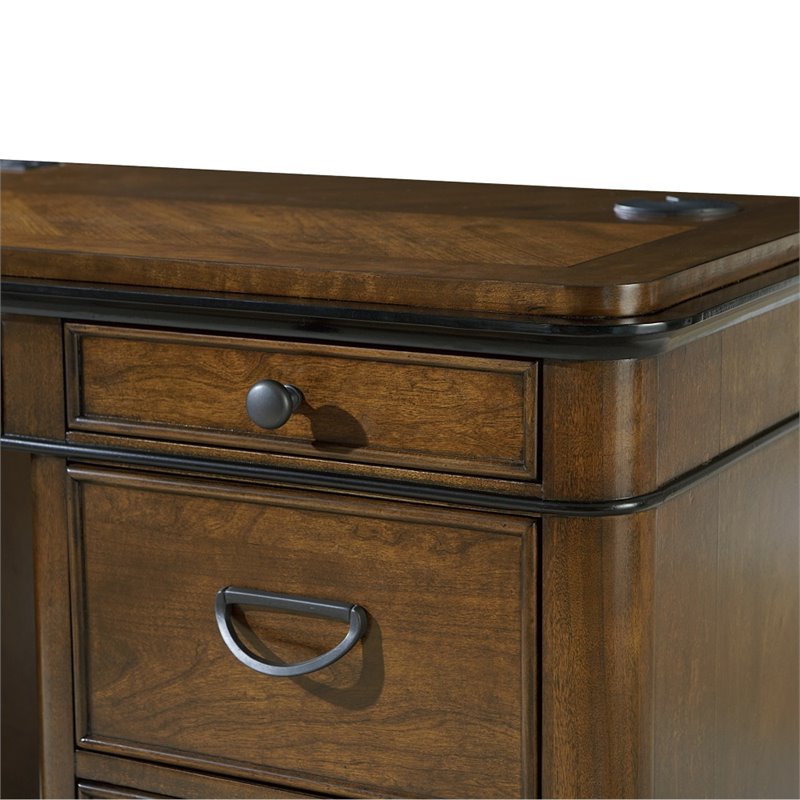 Martin Furniture Kensington Desk for Right Hand Facing Return in Warm