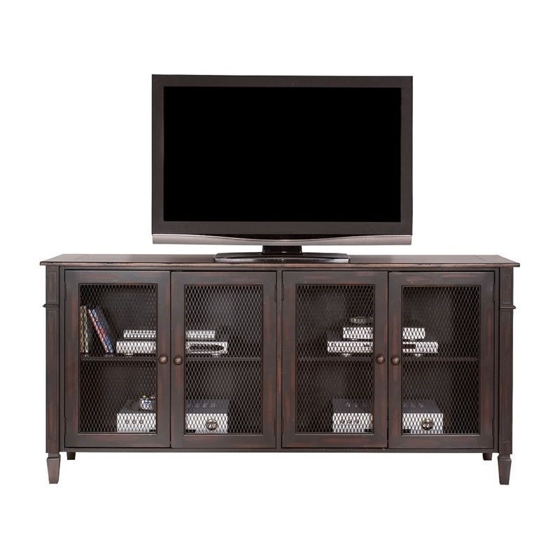 Martin Furniture Navarro 72 Tv Console In Clove And Auburn Nv370 Martin Furniture Navarro 72