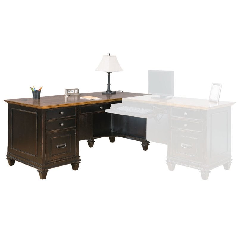 Martin Furniture Hartford Right Pedestal L Shaped Desk Imhf684r Martin Furniture Hartford Right Pedestal L Shaped Desk
