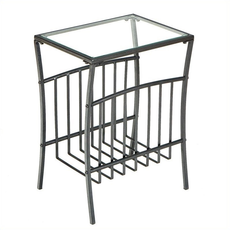 Magazine Rack Living Room Office Furniture Accent Side Table Sofa End