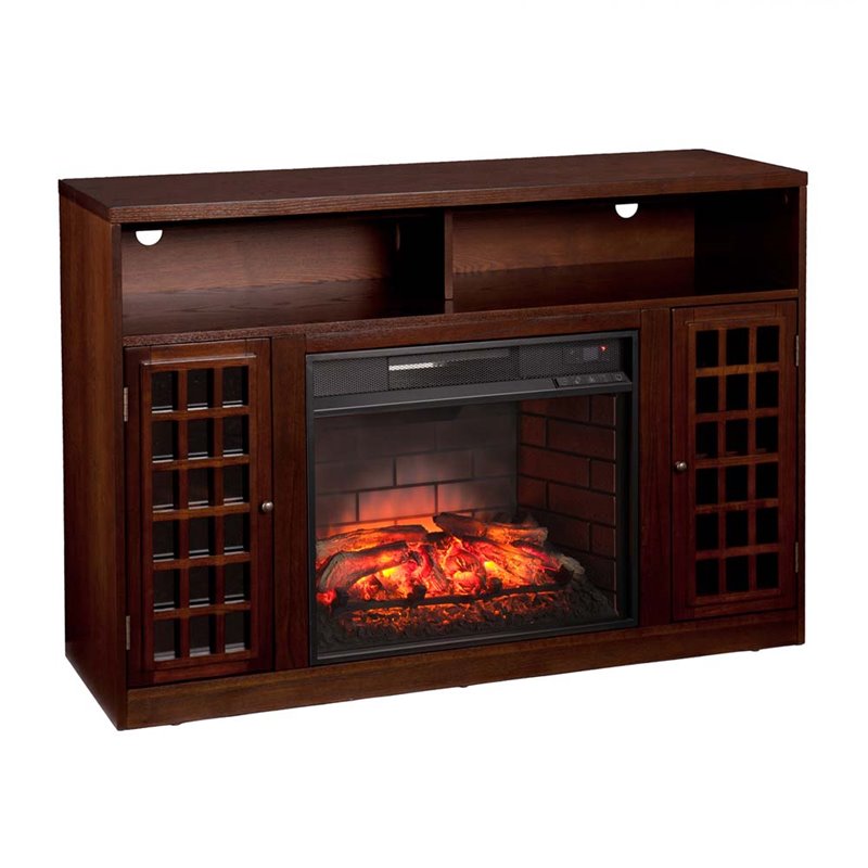 Southern Enterprises Narita Infrared Electric Fireplace TV Stand FI9301