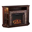 SEI Furniture Redden Corner Electric Fireplace TV Stand