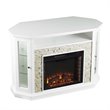 SEI Furniture Redden Corner Electric Fireplace TV Stand