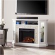 SEI Furniture Redden Corner Electric Fireplace TV Stand