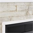 SEI Furniture Redden Corner Electric Fireplace TV Stand