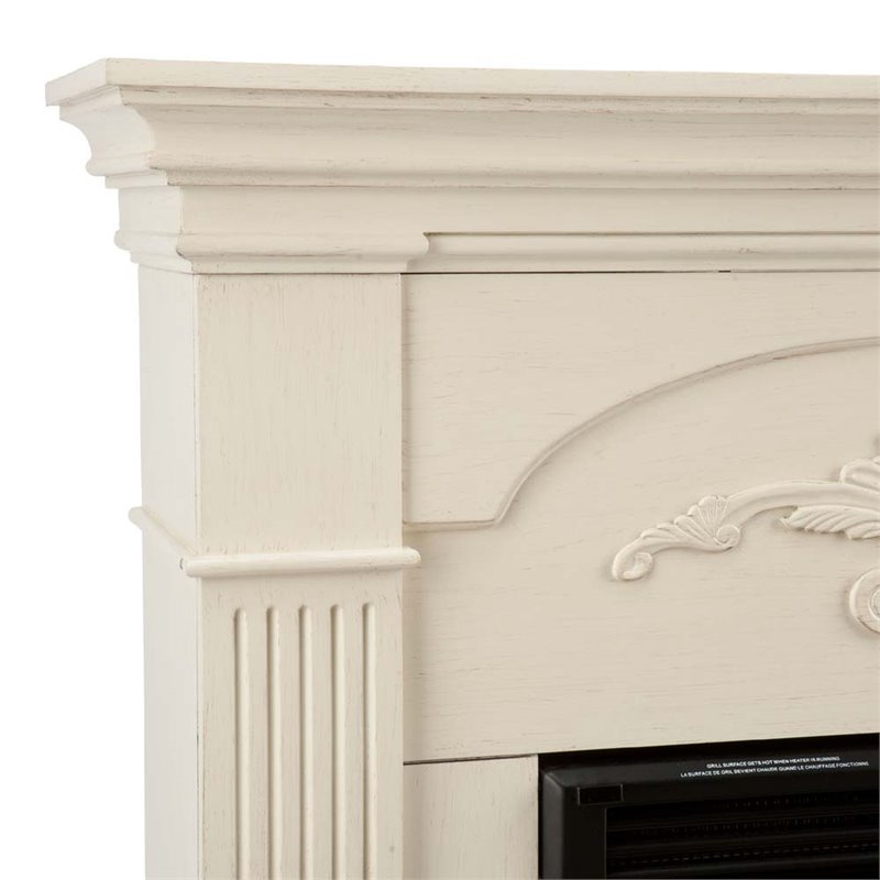 Southern Enterprises Sicilian Harvest Electric Fireplace In Ivory Southern Enterprises Sicilian Harvest Electric Fireplace In Ivory