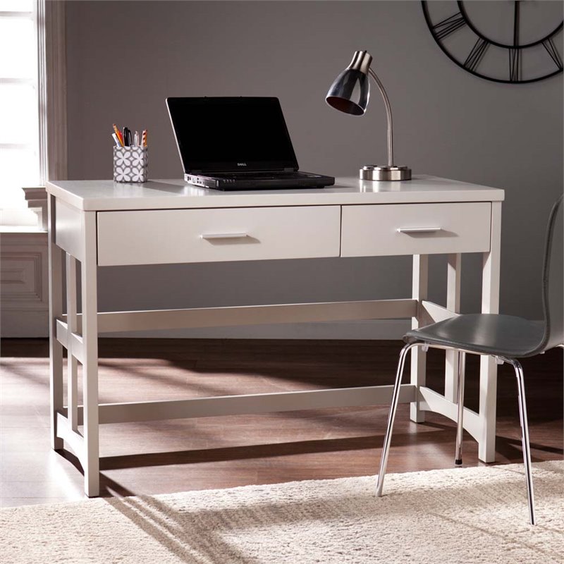 Southern Enterprises Eldridge Craftsman Computer Desk In Gray Ho7302 Southern Enterprises Eldridge Craftsman Computer Desk In Gray