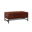 SEI Furniture Voyager Storage Coffee Table in Espresso