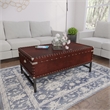 SEI Furniture Voyager Storage Coffee Table in Espresso
