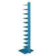 SEI Furniture Spine Tower Shelf in Bright Cyan