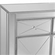 SEI Furniture Mirage Reflective Cabinet in Mirrored with SIlver
