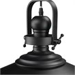 SEI Furniture Mindel Industrial Bell Pendant Lamp in Black