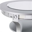SEI Furniture Lindsay Glam Round Mirrored Coffee Table
