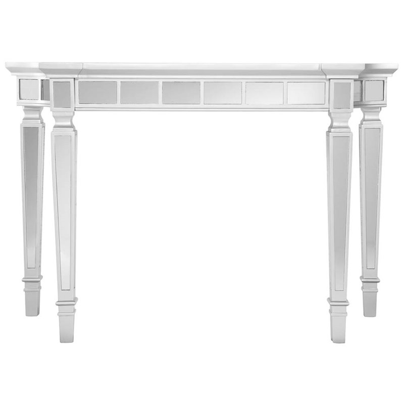 SEI Furniture Glenview Glam Mirrored Console Table