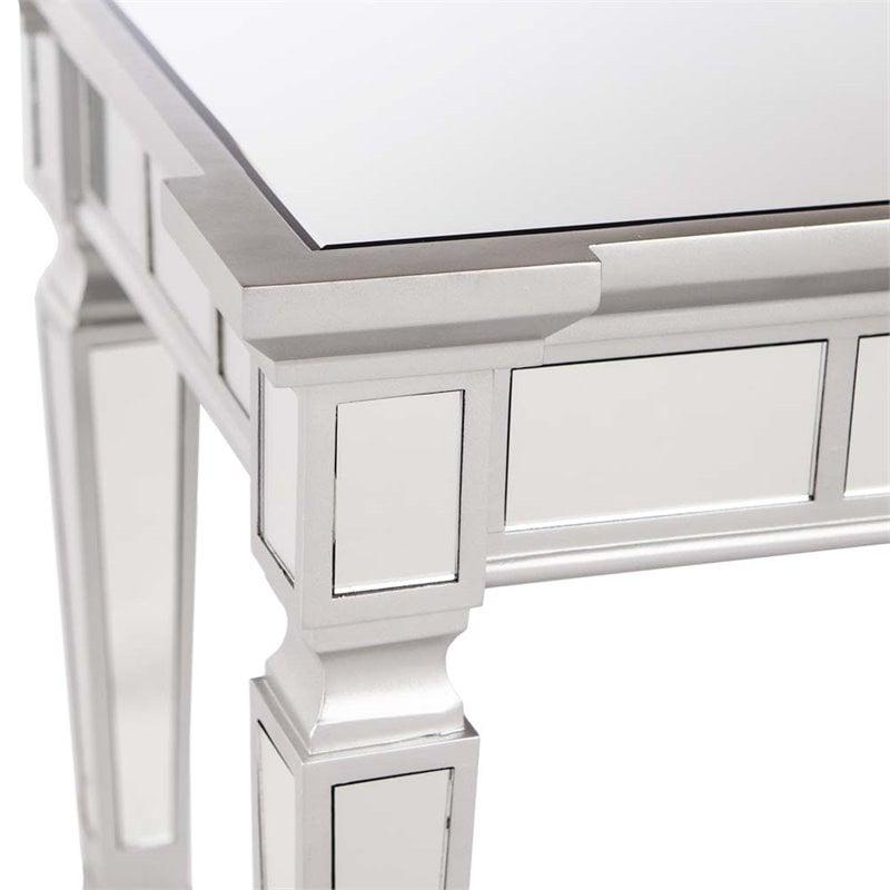 SEI Furniture Glenview Glam Mirrored Console Table