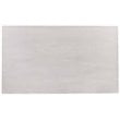 SEI Furniture Cardwell Farmhouse Dining Table in White