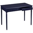 SEI Furniture Janice Farmhouse 2 Drawer Writing Desk in Navy