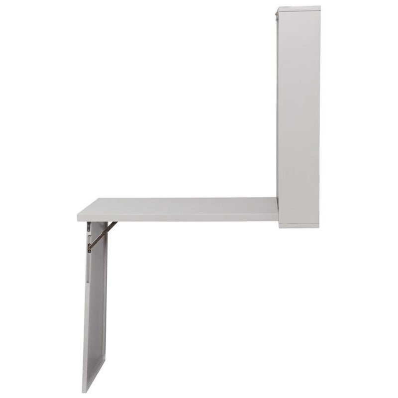 Southern Enterprises Fold Out Wall Mount Floating Desk In Gray Ho9293 Southern Enterprises Fold Out Wall Mount Floating Desk In Gray