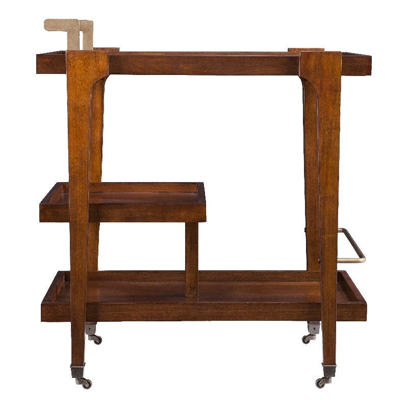 Holly and Martin Zhori Midcentury Modern Bar Cart