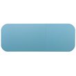 SEI Furniture Mobile Sewing and Craft Table in Turquoise