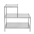 Southern Enterprises Knox Mirrored Metal Accent Table in Chrome