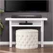 SEI Furniture Kempsey Convertible Table in White