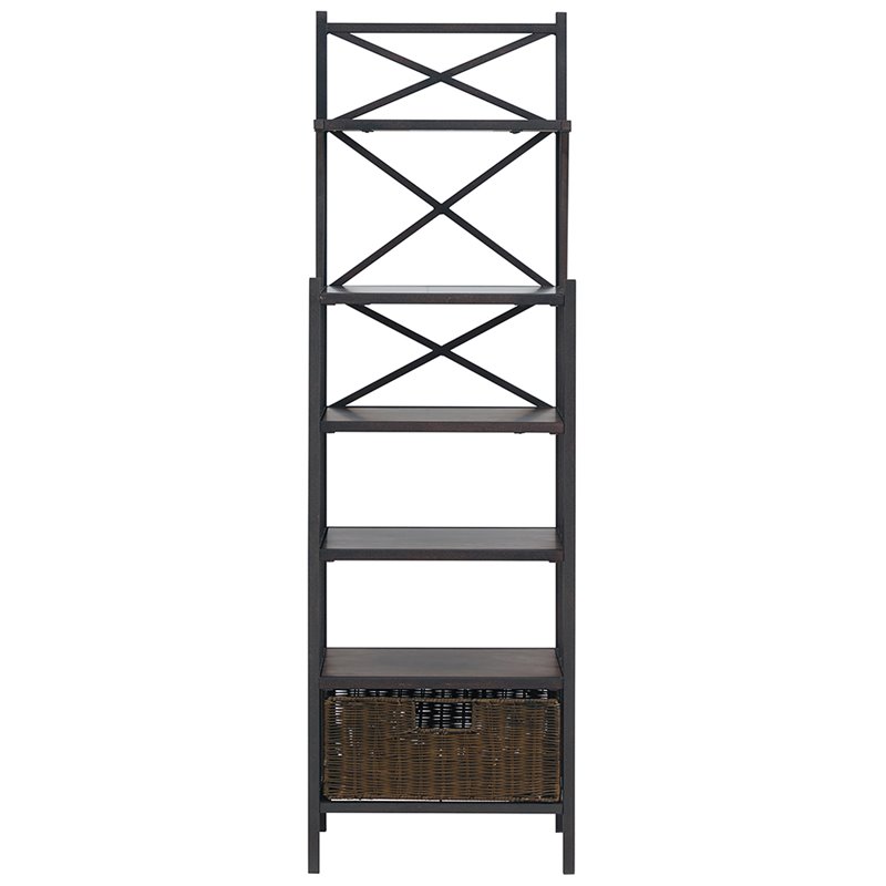 Southern Enterprises Pelham Tower Bakers Rack brown